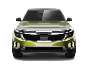 Kia Seltos Hood Deflector - Husky Liners - Aeroskin - Chrome - `24-`26